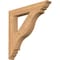 Ekena Millwork Funston Traditional Smooth Bracket, Western Red Cedar, 3 1/2"W x 26"D x 26"H BKT04X26X26FST01SWR - alternate 1